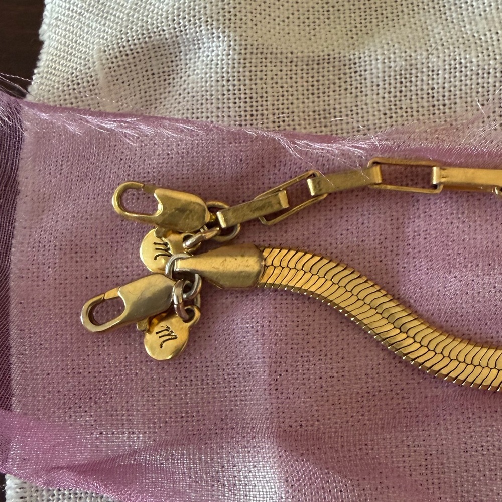 Madewell Gold Bracelet Set - Picture 2 of 5